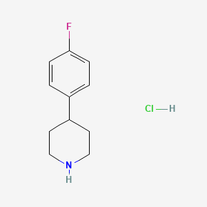 molecular formula C11H15ClFN B2612278 4-(4-Fluorophenyl)piperidine hydrochloride CAS No. 37656-48-7; 6716-98-9