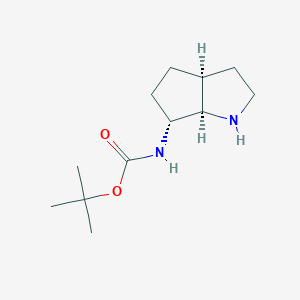 tert-butyl N-[(3aS,6R,6aR)-octahydrocyclopenta[b]pyrrol-6-yl]carbamate