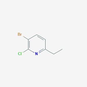 3-Bromo-2-chloro-6-ethylpyridine