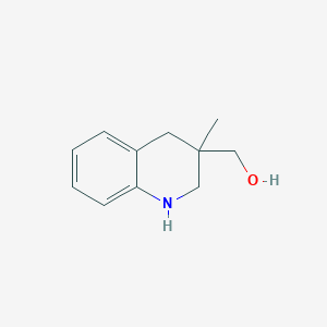 molecular formula C11H15NO B2612346 (3-Methyl-1,2,3,4-tetrahydroquinolin-3-yl)methanol CAS No. 2229437-25-4