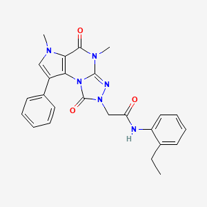 molecular formula C25H24N6O3 B2612372 Chembl4586419 CAS No. 1216555-60-0