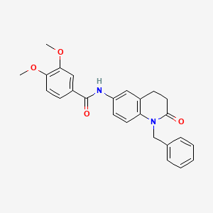 N-(1-benzyl-2-oxo-1,2,3,4-tetrahydroquinolin-6-yl)-3,4-dimethoxybenzamide