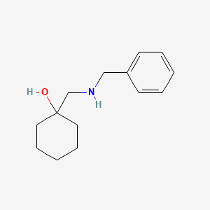 1-[(Benzylamino)methyl]cyclohexan-1-OL