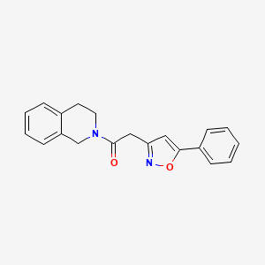 1-(3,4-dihydroisoquinolin-2(1H)-yl)-2-(5-phenylisoxazol-3-yl)ethanone
