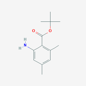 molecular formula C13H19NO2 B2612551 Tert-butyl 2-amino-4,6-dimethylbenzoate CAS No. 2248394-74-1