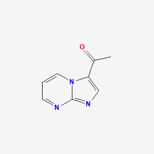 molecular formula C8H7N3O B2612566 1-imidazo[1,2-a]pyrimidin-3-yl-Ethanone CAS No. 453548-59-9