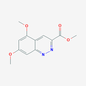 molecular formula C12H12N2O4 B2612573 Methyl 5,7-dimethoxycinnoline-3-carboxylate CAS No. 949377-71-3