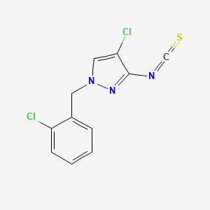 4-chloro-1-(2-chlorobenzyl)-3-isothiocyanato-1H-pyrazole