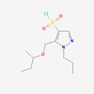 5-(sec-butoxymethyl)-1-propyl-1H-pyrazole-4-sulfonyl chloride