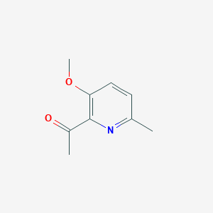 molecular formula C9H11NO2 B2612609 1-(3-Methoxy-6-methylpyridin-2-yl)ethanone CAS No. 1256788-15-4