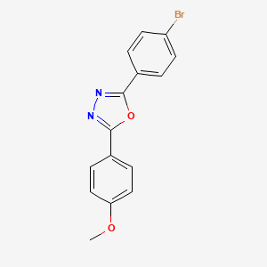 2-(4-Bromophenyl)-5-(4-methoxyphenyl)-1,3,4-oxadiazole