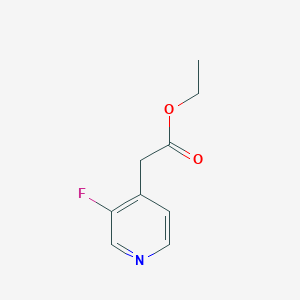 molecular formula C9H10FNO2 B2612628 Ethyl 2-(3-fluoropyridin-4-yl)acetate CAS No. 1378817-53-8