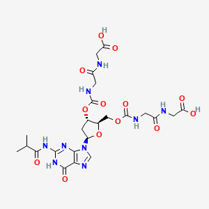 molecular formula C24H31N9O13 B2612644 Relacin CAS No. 1357928-14-3