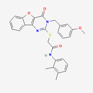 N-(2,3-dimethylphenyl)-2-{[3-(3-methoxybenzyl)-4-oxo-3,4-dihydro[1]benzofuro[3,2-d]pyrimidin-2-yl]sulfanyl}acetamide