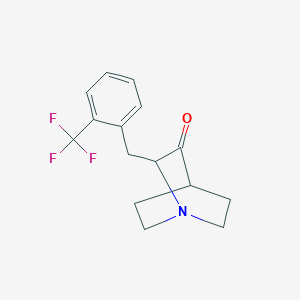 2-[2-(Trifluoromethyl)benzyl]-3-quinuclidinone