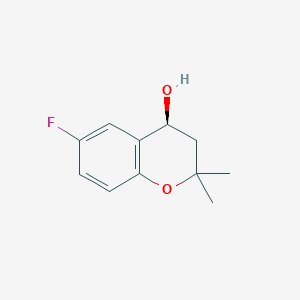 molecular formula C11H13FO2 B2612728 (s)-6-Fluoro-2,2-dimethylchroman-4-ol CAS No. 235422-97-6