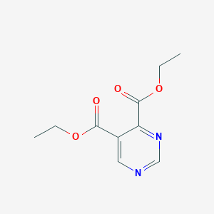 molecular formula C10H12N2O4 B2612734 Pyrimidine-4,5-dicarboxylic acid diethyl ester CAS No. 36978-53-7