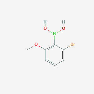 molecular formula C7H8BBrO3 B2612771 (2-Bromo-6-methoxyphenyl)boronic acid CAS No. 352525-79-2