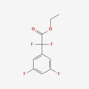 molecular formula C10H8F4O2 B2612798 Ethyl 2-(3,5-difluorophenyl)-2,2-difluoroacetate CAS No. 208259-49-8