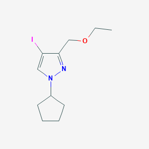 1-cyclopentyl-3-(ethoxymethyl)-4-iodo-1H-pyrazole