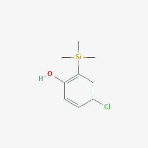 molecular formula C9H13ClOSi B2612812 2-(Trimethylsilyl)-4-chlorophenol CAS No. 1242069-48-2
