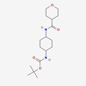 tert-Butyl (1R*,4R*)-4-(tetrahydro-2H-pyran-4-carbonylamino)cyclohexylcarbamate