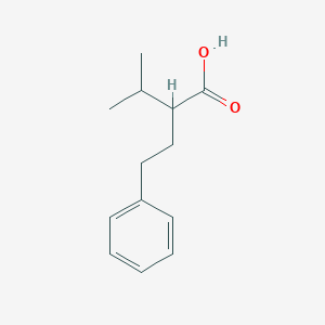 molecular formula C13H18O2 B2612877 3-甲基-2-(2-苯乙基)丁酸 CAS No. 70777-57-0