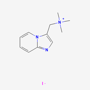 {Imidazo[1,2-a]pyridin-3-ylmethyl}trimethylazanium iodide