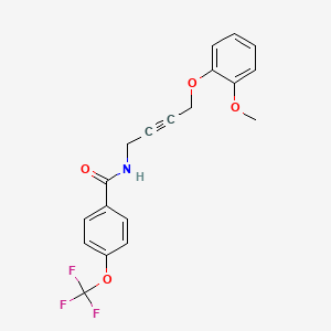N-(4-(2-methoxyphenoxy)but-2-yn-1-yl)-4-(trifluoromethoxy)benzamide