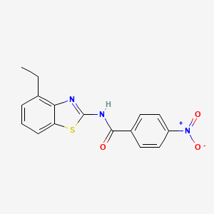 N-(4-ethyl-1,3-benzothiazol-2-yl)-4-nitrobenzamide
