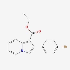 Ethyl 2-(4-bromophenyl)indolizine-1-carboxylate