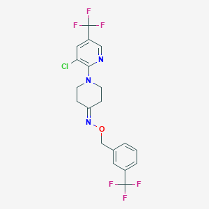 1-[3-chloro-5-(trifluoromethyl)-2-pyridinyl]tetrahydro-4(1H)-pyridinone O-[3-(trifluoromethyl)benzyl]oxime