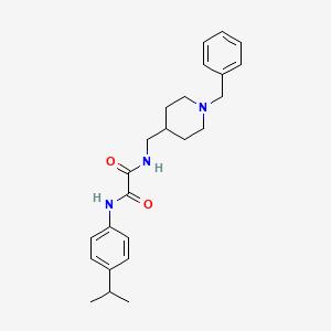 N1-((1-benzylpiperidin-4-yl)methyl)-N2-(4-isopropylphenyl)oxalamide