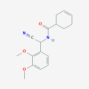N-[cyano(2,3-dimethoxyphenyl)methyl]cyclohex-3-ene-1-carboxamide