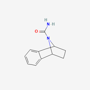 molecular formula C11H12N2O B2613035 11-Azatricyclo[6.2.1.02,7]undeca-2,4,6-triene-11-carboxamide CAS No. 2125207-35-2