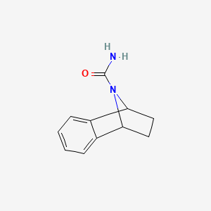 molecular formula C11H12N2O B2613035 11-氮杂三环[6.2.1.02,7]十一-2,4,6-三烯-11-甲酰胺 CAS No. 2125207-35-2