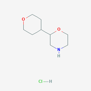 2-(Oxan-4-yl)morpholine;hydrochloride