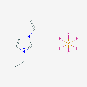 molecular formula C7H11F6N2P B2613149 1-Vinyl-3-Ethylimidazolium Hexafluorophosphate CAS No. 1034364-43-6
