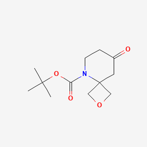 molecular formula C12H19NO4 B2613177 叔丁基8-氧代-2-氧代-5-氮杂螺[3.5]壬烷-5-羧酸酯 CAS No. 1934939-07-7