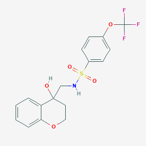 N-((4-hydroxychroman-4-yl)methyl)-4-(trifluoromethoxy)benzenesulfonamide