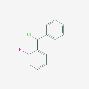 molecular formula C13H10ClF B2613334 1-[氯(苯基)甲基]-2-氟苯 CAS No. 65214-74-6