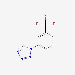 molecular formula C8H5F3N4 B2613385 1-(3-三氟甲基苯基)-1H-四唑 CAS No. 332384-72-2