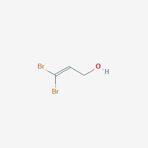 molecular formula C3H4Br2O B2613393 3,3-Dibromoprop-2-en-1-ol CAS No. 101084-79-1