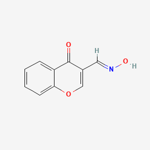 molecular formula C10H7NO3 B2613465 4-Oxo-4H-chromene-3-carbaldehyde oxime CAS No. 130306-62-6; 61424-75-7