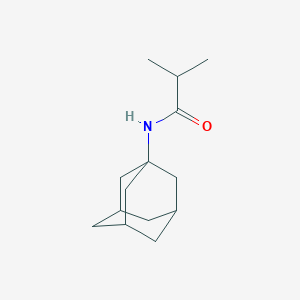 molecular formula C14H23NO B261347 N-(1-adamantyl)-2-methylpropanamide 