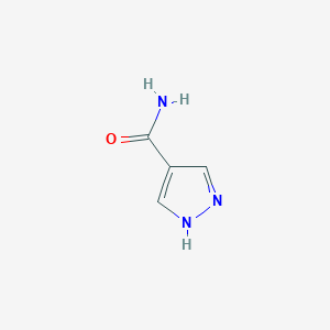 molecular formula C4H5N3O B2613483 1H-吡唑-4-甲酰胺 CAS No. 437701-80-9