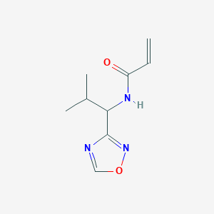 N-[2-Methyl-1-(1,2,4-oxadiazol-3-yl)propyl]prop-2-enamide