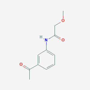 molecular formula C11H13NO3 B261357 N-(3-acetylphenyl)-2-methoxyacetamide 