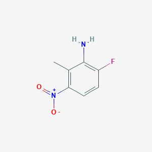 molecular formula C7H7FN2O2 B2613592 6-氟-2-甲基-3-硝基苯胺 CAS No. 153894-55-4