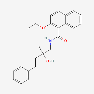 2-ethoxy-N-(2-hydroxy-2-methyl-4-phenylbutyl)-1-naphthamide